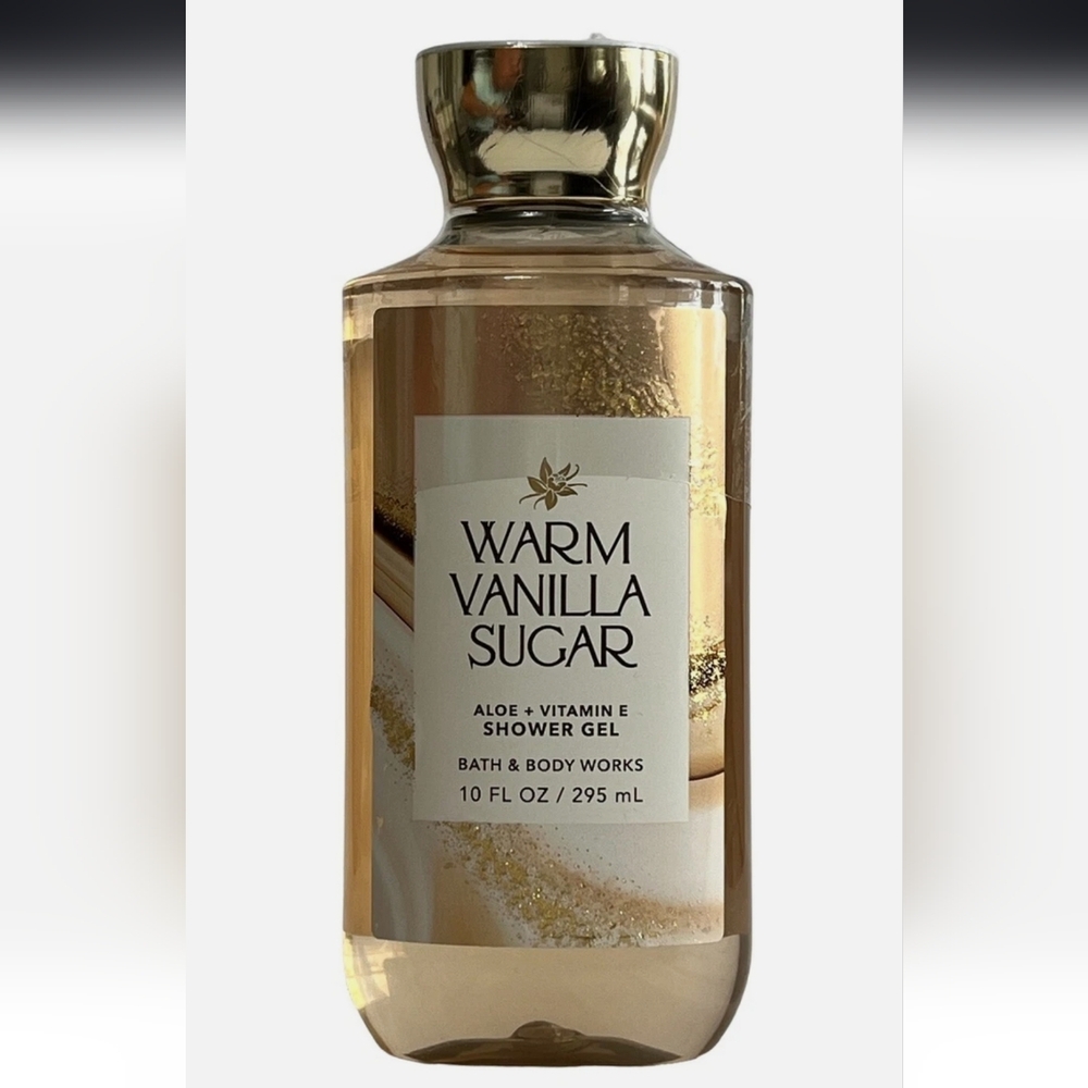 🍦Bath & Body Works Warm Vanilla Sugar Body Wash 10oz Classic Cozy Scent